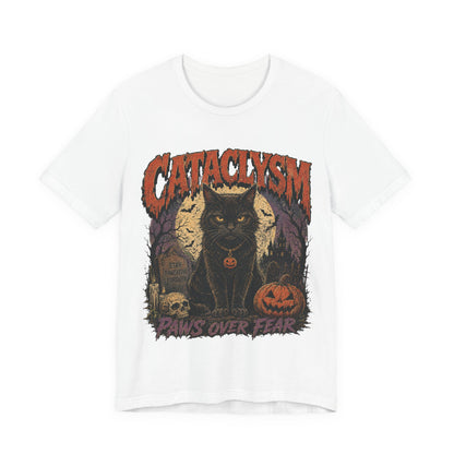 Cataclysm Halloween Cat Short Sleeve Tee