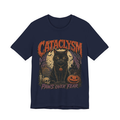 Cataclysm Halloween Cat Short Sleeve Tee