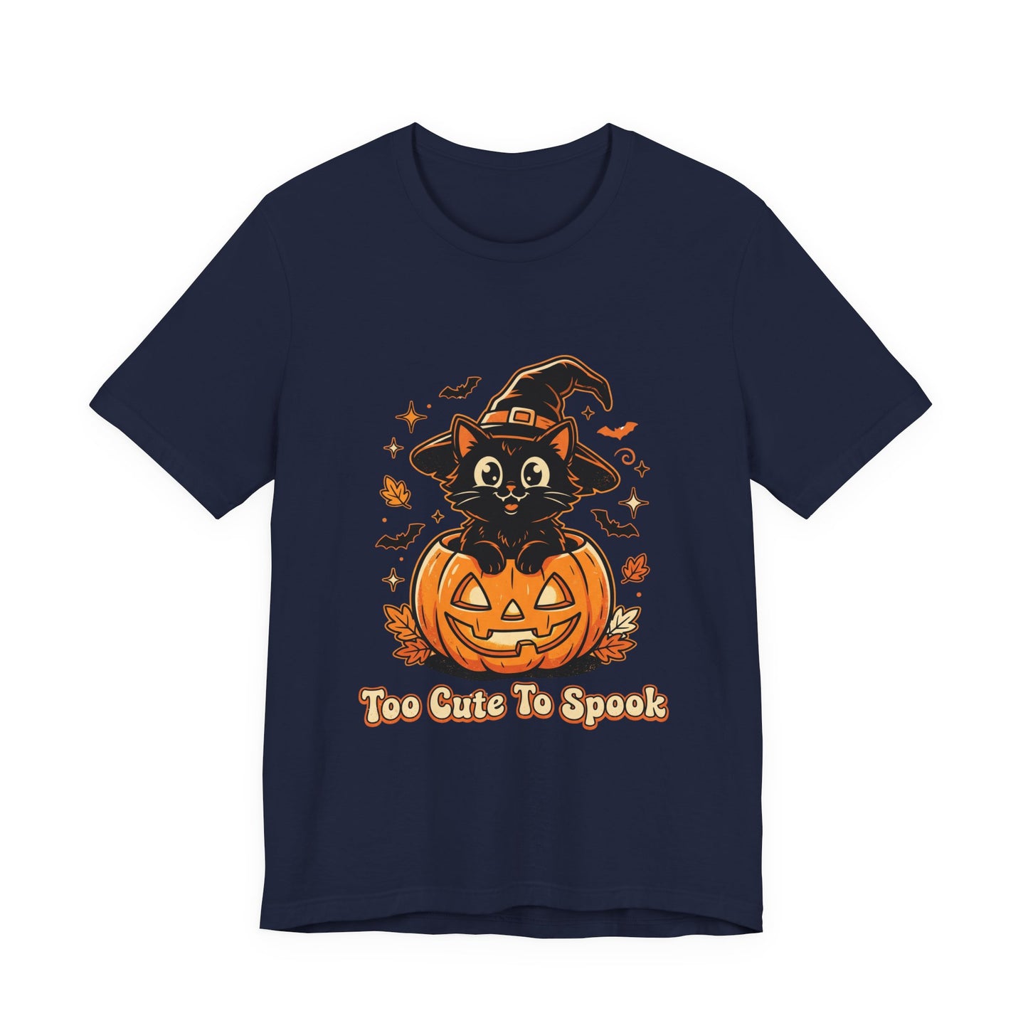 Cat Halloween Unisex Jersey Short Sleeve Tee