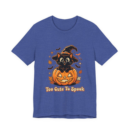 Cat Halloween Unisex Jersey Short Sleeve Tee