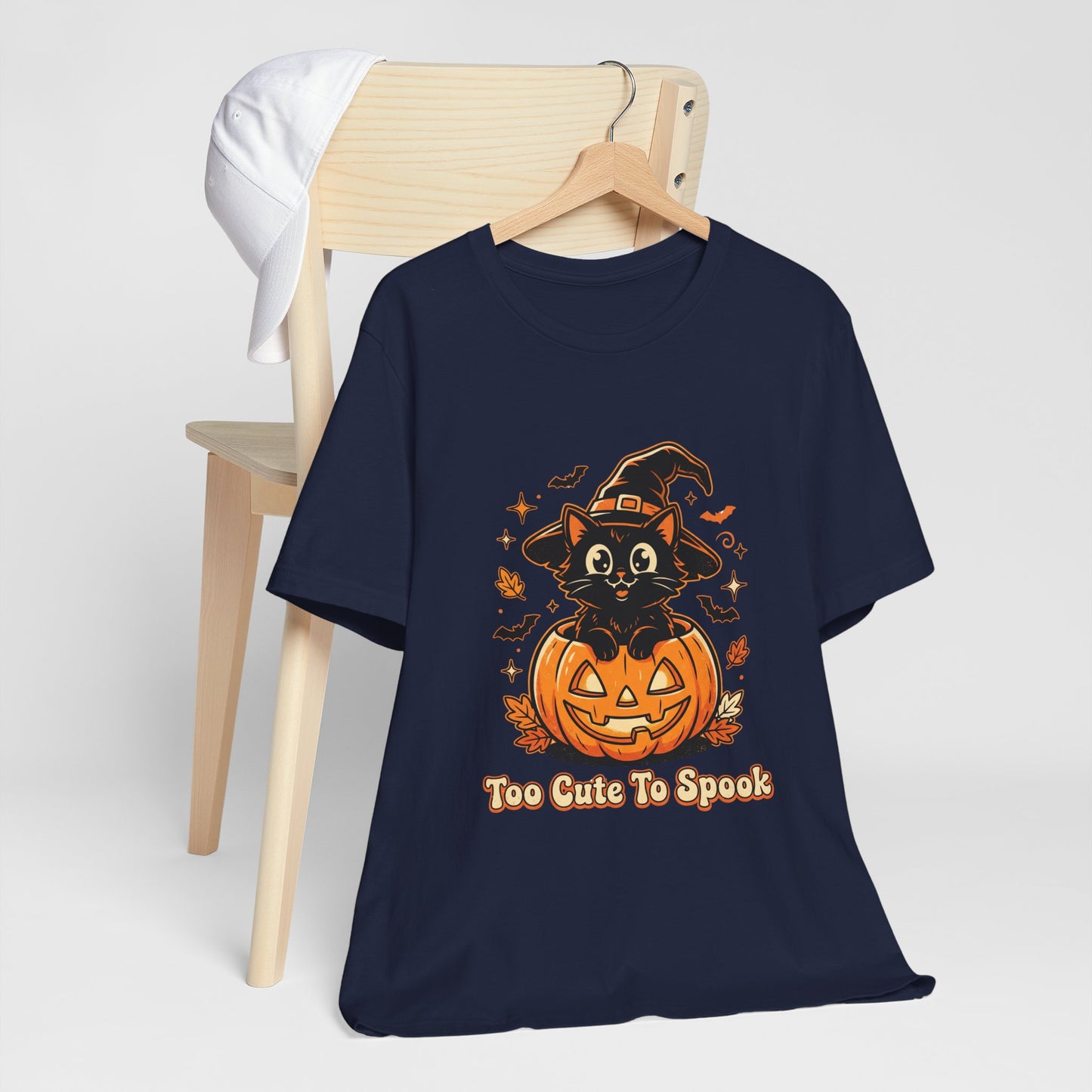 Cat Halloween Unisex Jersey Short Sleeve Tee